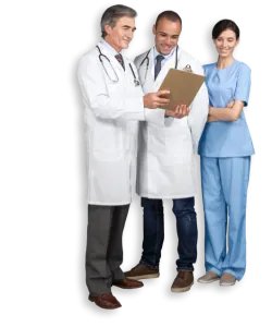 a group of doctors standing together
