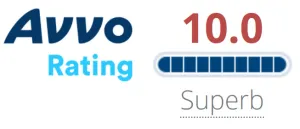 the Avvo 10.0 superb rating logo