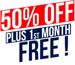 Ackerman Security 50% off plus the first month free