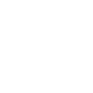 White outline of a tooth with a sparkling star on the upper right side symbolizing dental cleanliness.