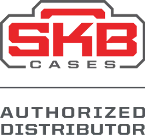SKB Cases logo in red and gray with Authorized Distributor text underneath, on a white background