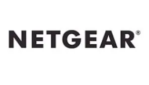 NETGEAR logo in bold black font on white background representing the technology company.