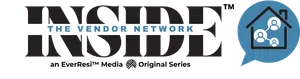 Inside The Vendor Network logo with house and people icons inside a speech bubble