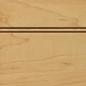 Natural with Caramel Glaze on Hard Maple