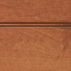 Washington Cherry Stain with Caramel Glaze on Hard Maple