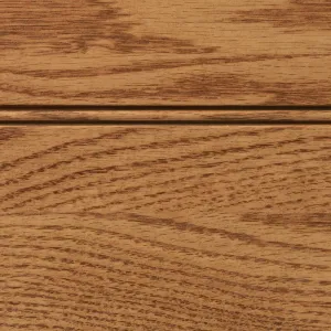 Harvest Gold Stain with Brown Glaze on Red Oak