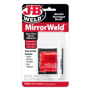 JB Weld 33701 0.40 oz Mirrorweld Rear View Mirror Adhesive