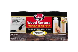 Masilla epoxy reparadora madera JB Weld