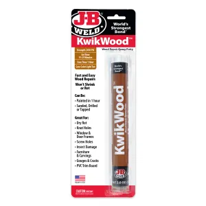 J-B Weld KwikWood Epoxy Putty Stick - 1 oz