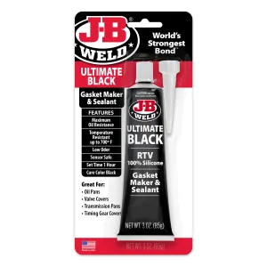 J-B Weld 31319 Black RTV Sealant, 3 oz