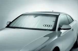 Custom Sunshield with Audi Logo