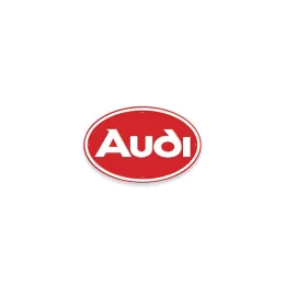 Audi Oval Metal Sign