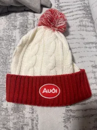 Audi Beanie (Red and White)