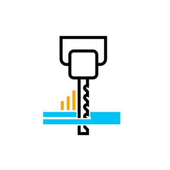 Bitbucket logo with blue and orange elements symbolizing code repository and collaboration platform