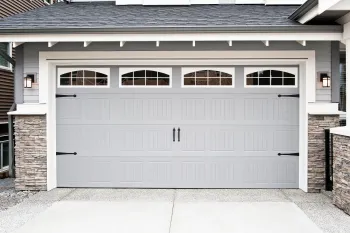 a garage with a garage