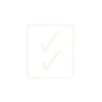 White checkbox with two check marks inside on a black background symbolizing completed tasks.