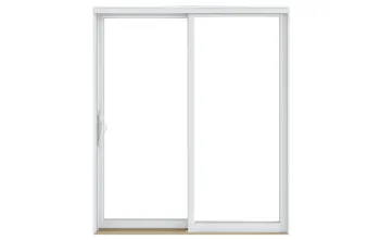 White sliding patio door