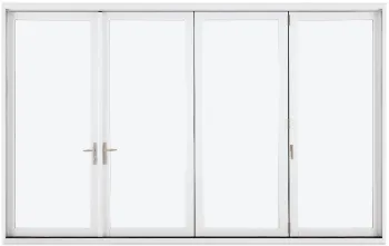 While bifold patio doors