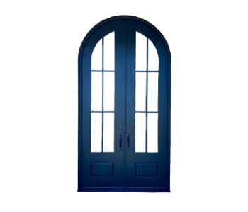 Black iron front door form North Georgia Replacement Windows