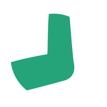 Simple green sock icon with a solid fill on a transparent background