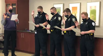 Latest Reid Health police officers sworn in