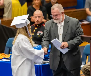 Centerville senior first to receive Officer Burton scholarship