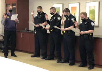 Transition to police department more than halfway complete