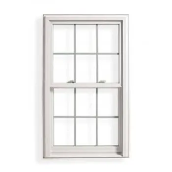 a window with a white frame
