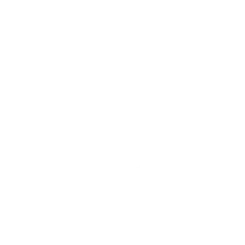 White water drop shape with a curved hollow inside on a black background