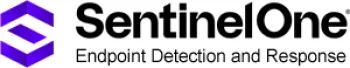 SentinelOne logo with purple geometric icon and black text Endpoint Detection and Response