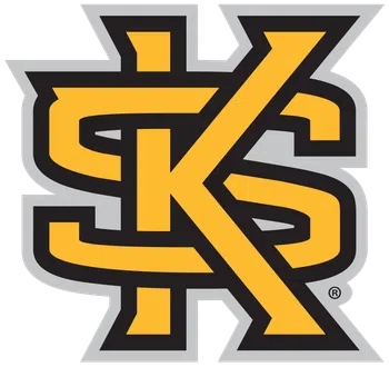 Interlocking yellow and black letters S, K, and S in a bold outlined design with gray border.