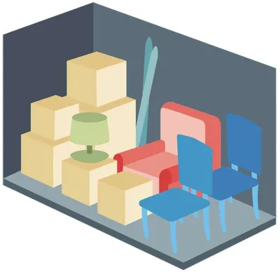UNIT SIZE: 5' x 10' (50 SQ. FT.)