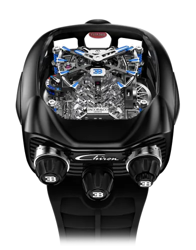 Bugatti Chiron Tourbillon Black Titanium Jacob Co