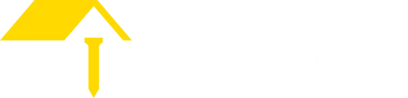 Nail The Sale logo with yellow nail-shaped roof icon over white text on black background.