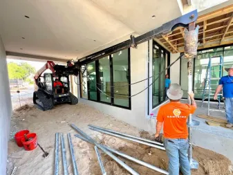 Helical Pile Installation Cantsink Florida