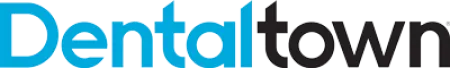 Dentaltown logo with blue and black text on a white background.