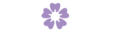 Bell Dental Group logo with purple floral tooth icon and white text on black background.