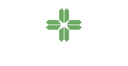 Green cross logo above white text Randall K. McVey, DMD PA on black background for dental practice