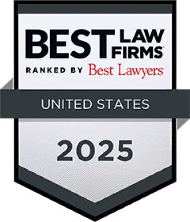 Badge for Best Law Firms ranked by Best Lawyers in the United States for 2025.