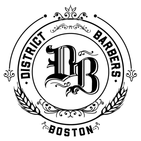 White stylized DB monogram logo on a black background featuring ornate gothic letter design.