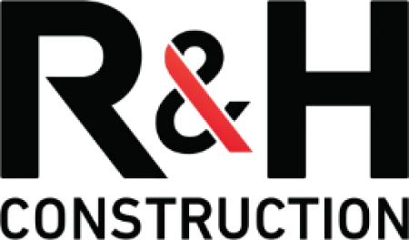 R & H Construction Co logo