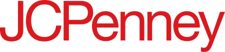 Red JCPenney logo with bold sans-serif typography on a transparent background.