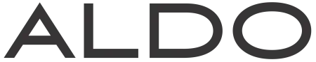 ALDO brand logo in bold black letters on a transparent background