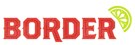 On The Border logo with bold red and white text and a lime wedge graphic.