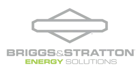 Briggs & Stratton Energy Solutions logo featuring sleek design and modern typography.