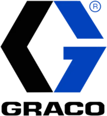 Blue and black stylized G logo of GRACO with registered trademark symbol.