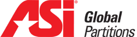 Logo of ASI Global Partitions in red and black text.