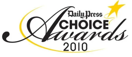 Daily Press Choice Awards 2010 logo with a yellow star and stylized black text.