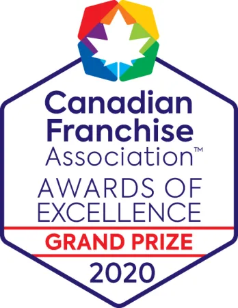 Canadian Franchise Association Awards of Excellence Grand Prize winner 2020 MaidPro Edmonton