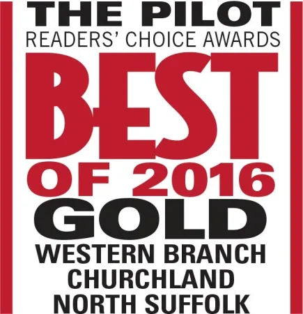 The Pilot Readers' Choice Awards Best of 2016 Gold for Western Branch, Churchland, North Suffolk